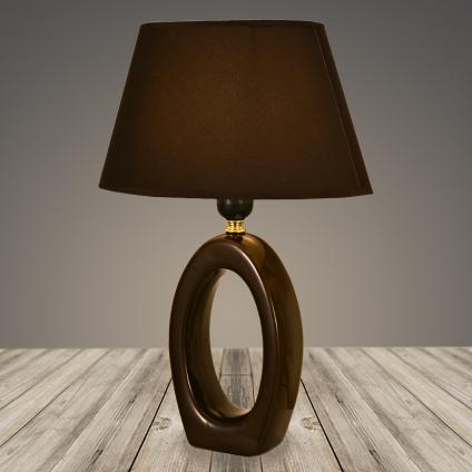 Настольная лампа 18335 COF кофе/кофе абажур h400 1х60W E27, DIY22 У1